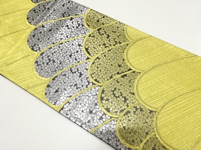 JAPANESE FUKURO OBI FOR FURISODE / WOVEN SAKURA
